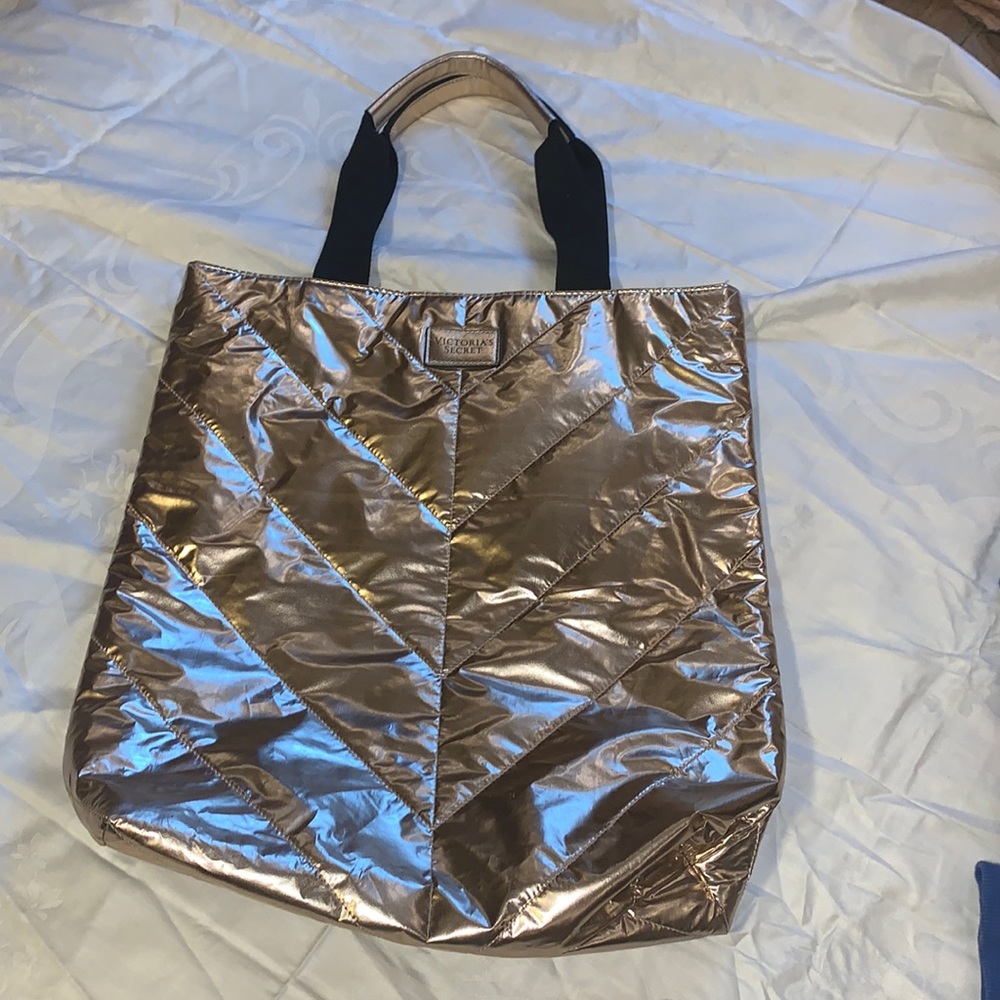 Victoria’s Secret Large Rose gold tote new without tags